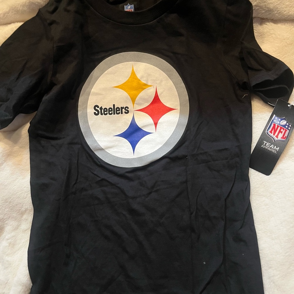 NFL Steelers Black Kids Tee